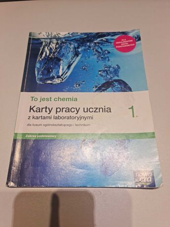 Karty pracy ucznia To Jest Chemia 1