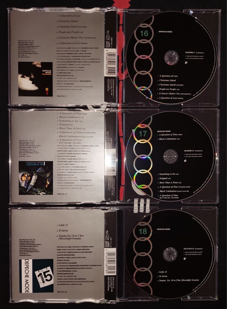Depeche Mode Singles 13-18 ( Box Sets 3 ) 6 CD 2005