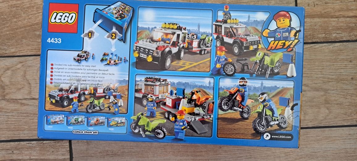Lego City 4433 Transporter motocykli nowy nieotwierany