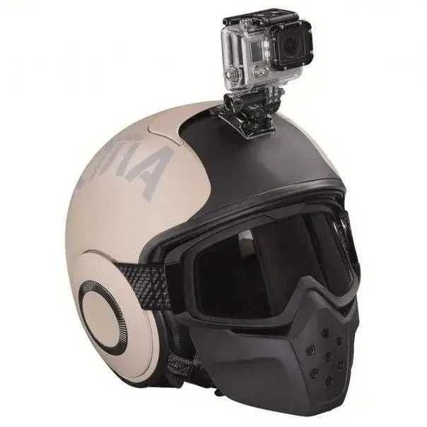 Изогнутая платформа + защелка J-Hook на мото / спорт шлем для GoPro DJ