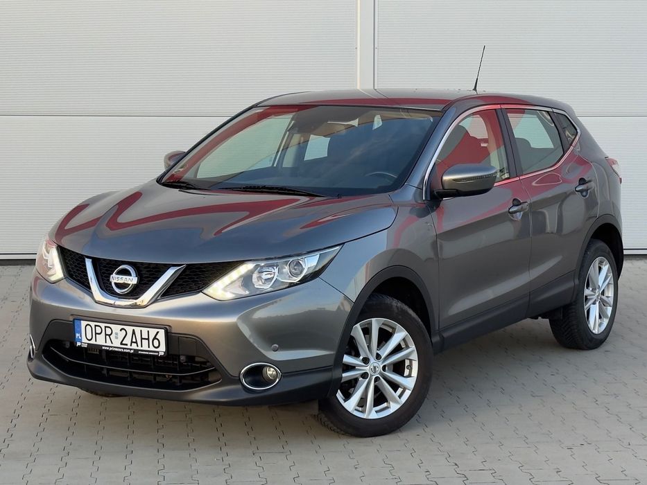 Nissan Qashqai Bezwypadkowy, bardzo zadbany, kamera cofania, nawigacja, zarejestrowan