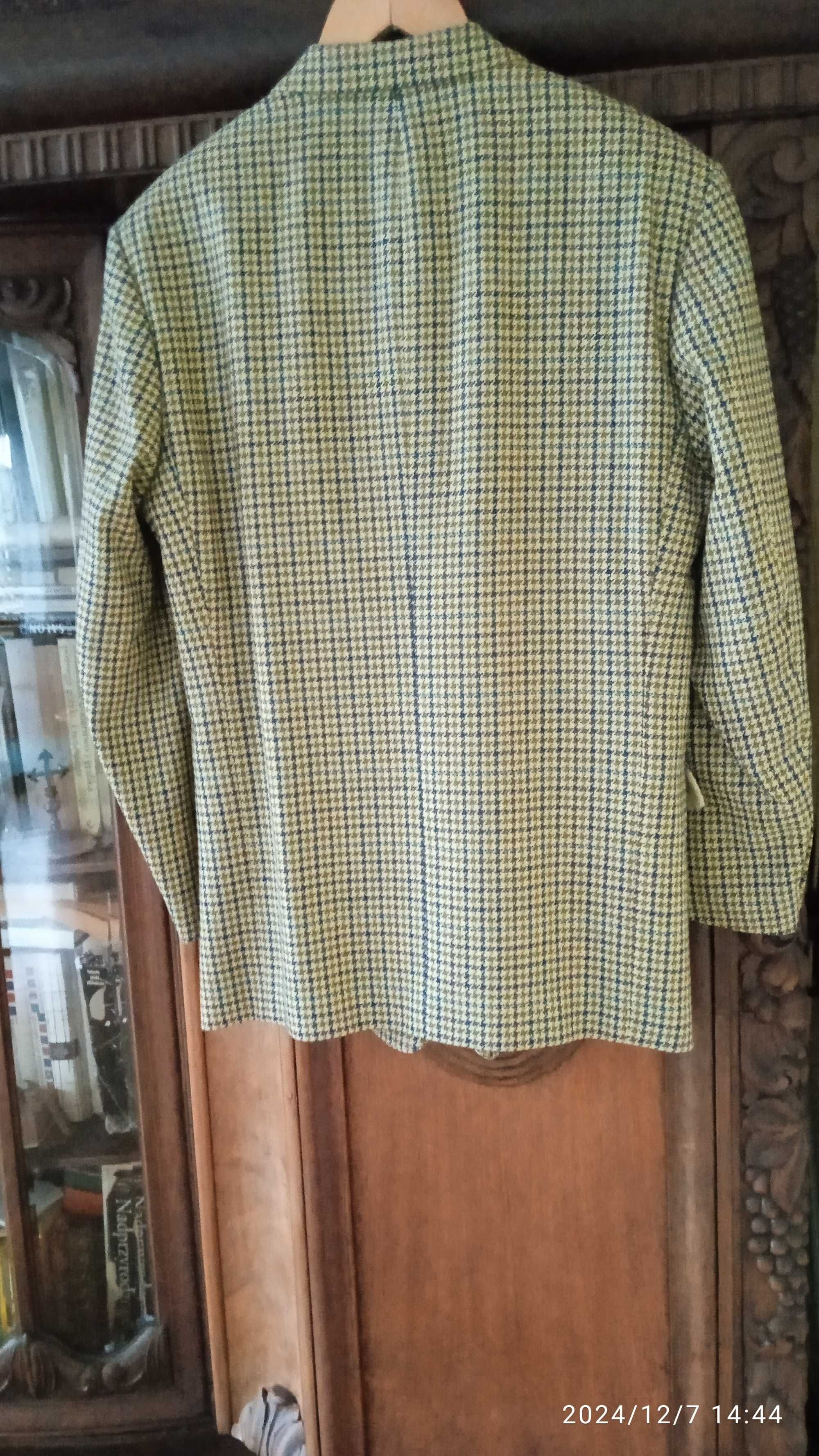 Marynarka męska Cashmere Wool, rozmiar 50, Daniel Hechter, Paris.
