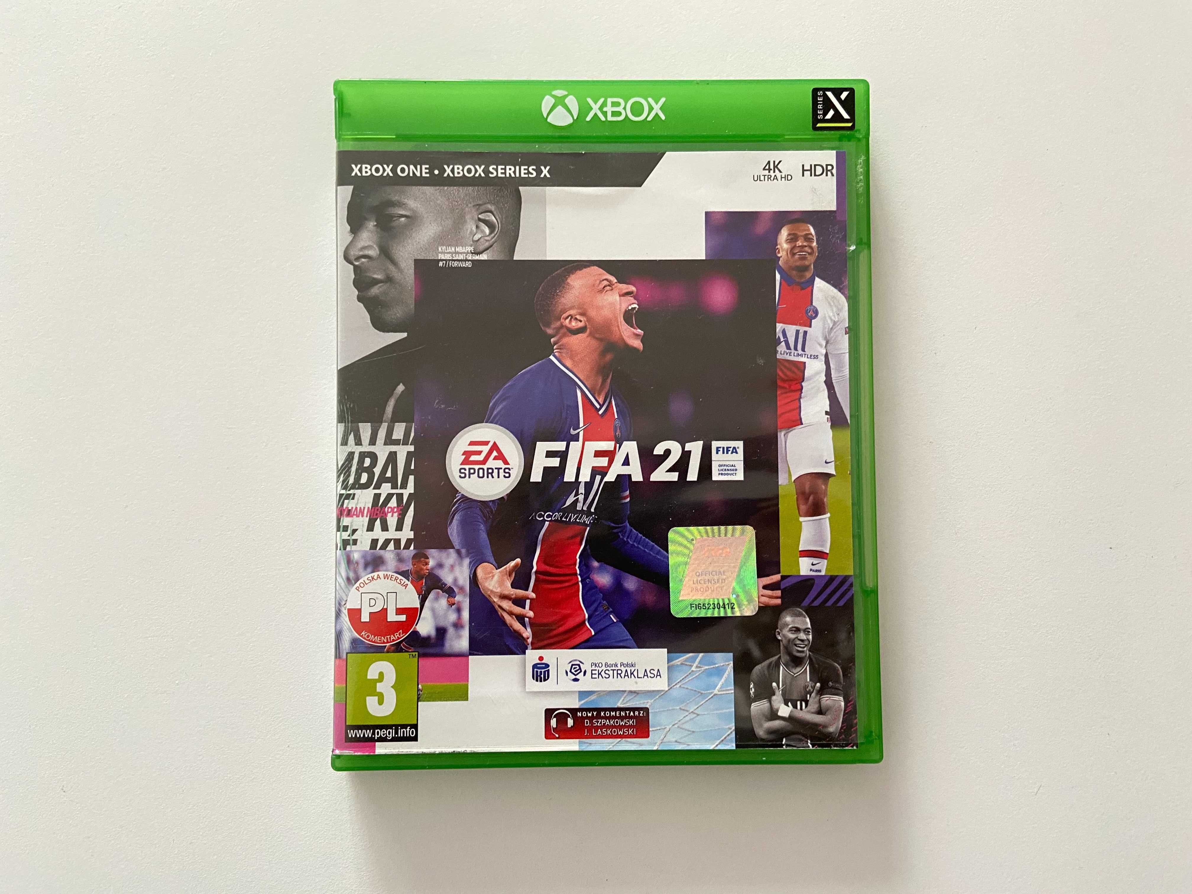 Fifa 21 Xbox One /  Series X PL Gra Po Polsku - Stan BDB