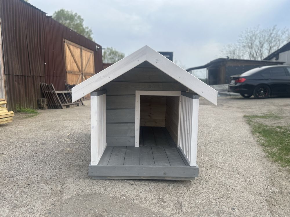 Ocieplona buda dla psa 80x150x100 wysoka