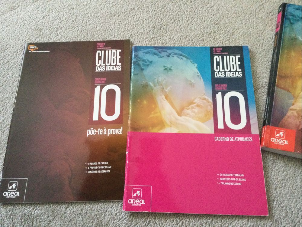 Manual caderno de atividade Filosofia 10 ano Clube das Ideias