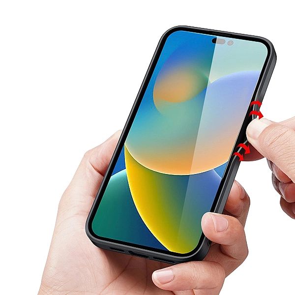 Dux Ducis Fino etui pokrowiec pokryty nylonowym materiałem iPhone 14 P