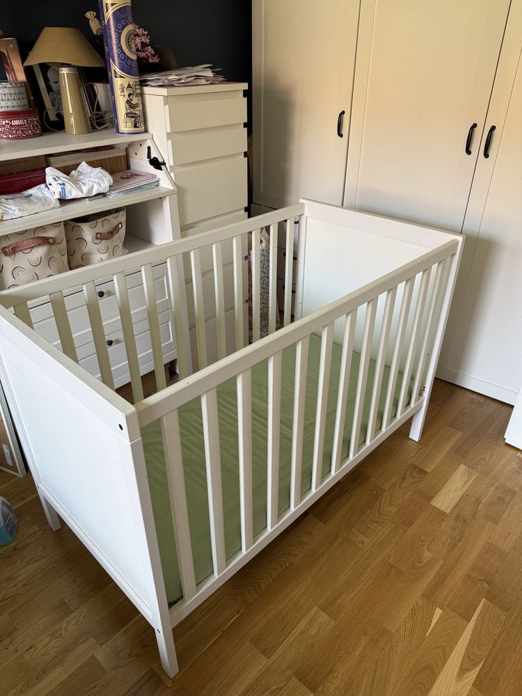 Łóżeczko niemowlęce ikea Sundvik
