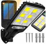 Lampa Solarna Uliczna 120LED COB 200W z Czujnikiem Ruchu i Zmierzchu