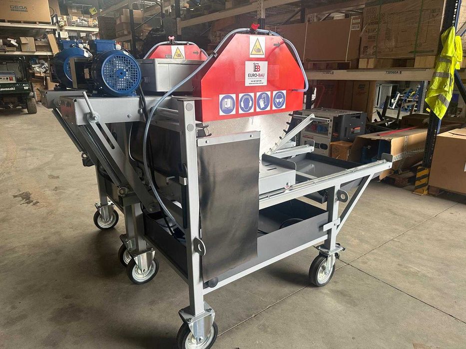 Przecinarka piła stolikowa S1500 5,5kW 400V do silki pustaka bloczków