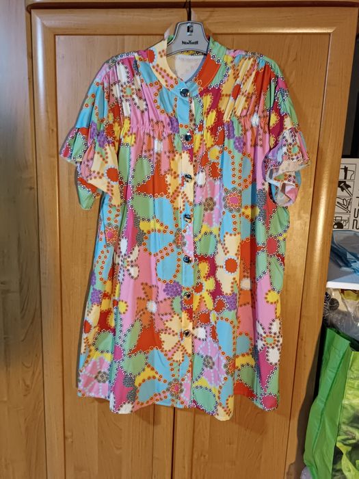 Zwiewna letnia sukienka oversize