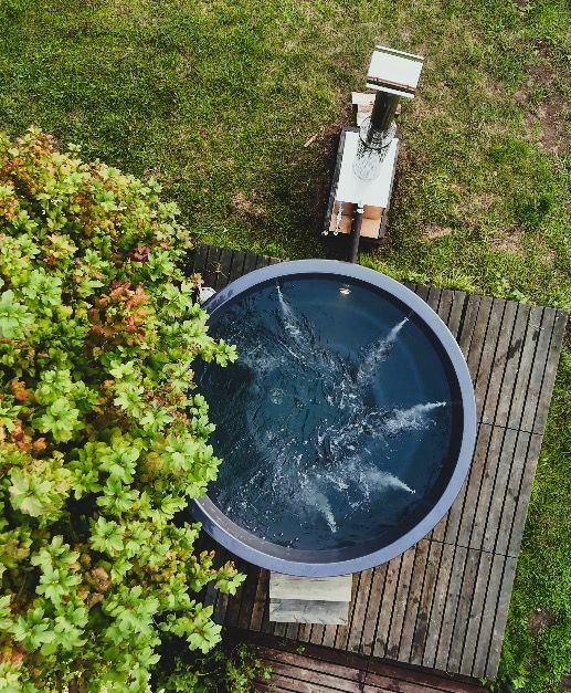 Balia ogrodowa gorąca beczka jacuzzi