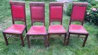 Stare krzesła zabytkowe antyki stylowe komplet 4 sztuki