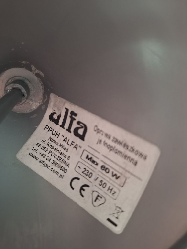 Klosze, lampy oświetlenie