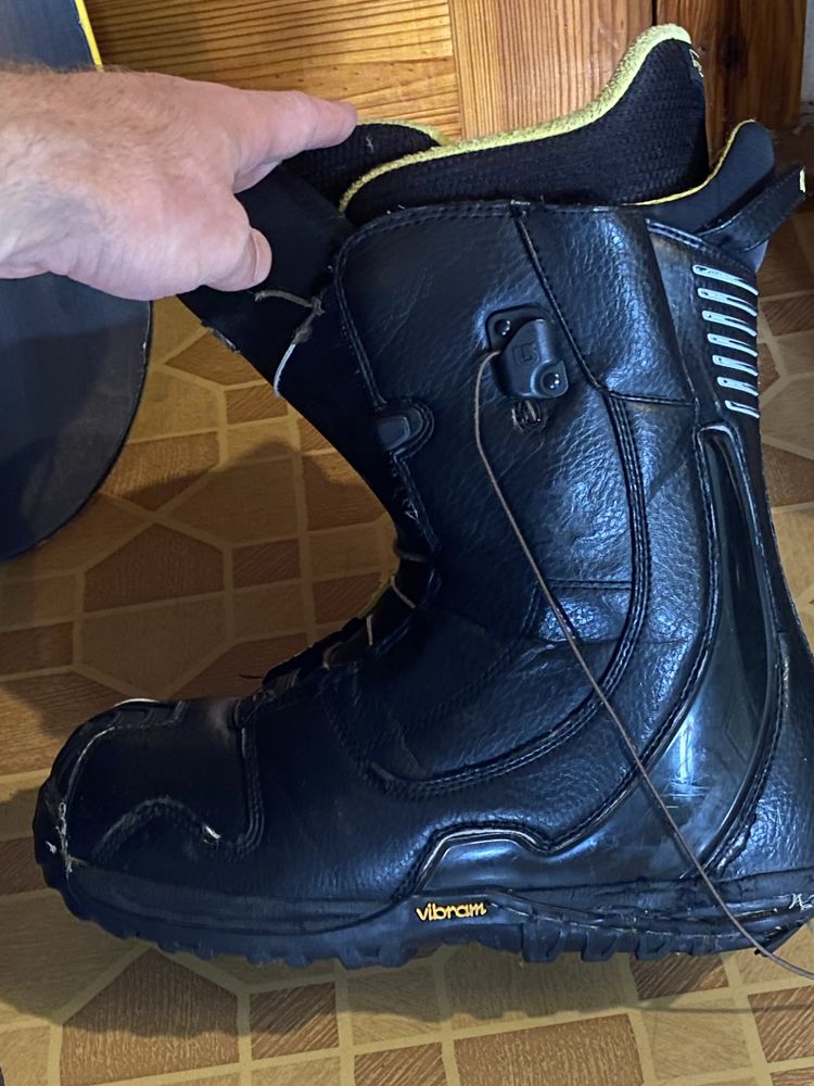 Сноуборд Salomon Quattro XL 162 комплект (+боти +кріплення) фрірайд