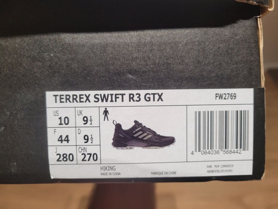 Adidas Terrex Swift R3 GTX goretex 44 rozmiar