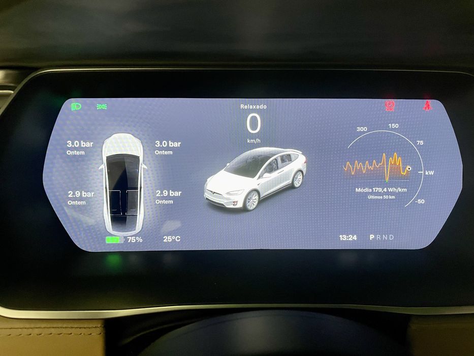 Tesla Model X 90D – 6 lugares - Autopilot – Supercharger vitalício
