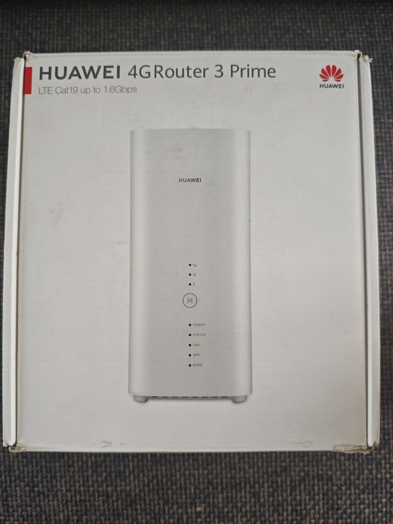 Huawei router 4G+ 3 Prime LTE cat19 bardzo szybki internet agregacja