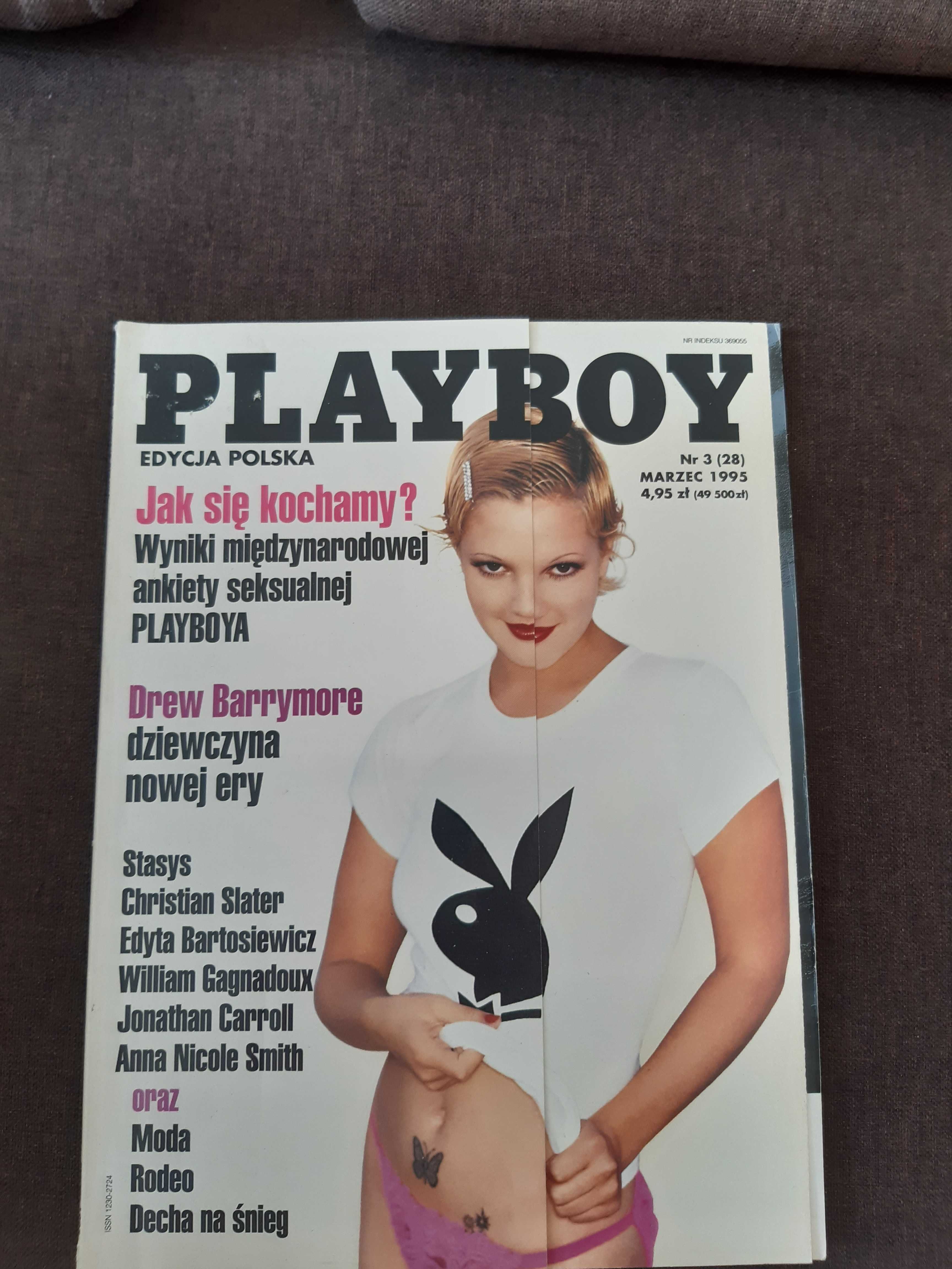 Gazeta czasopismo Playboy  Drew Barrymore