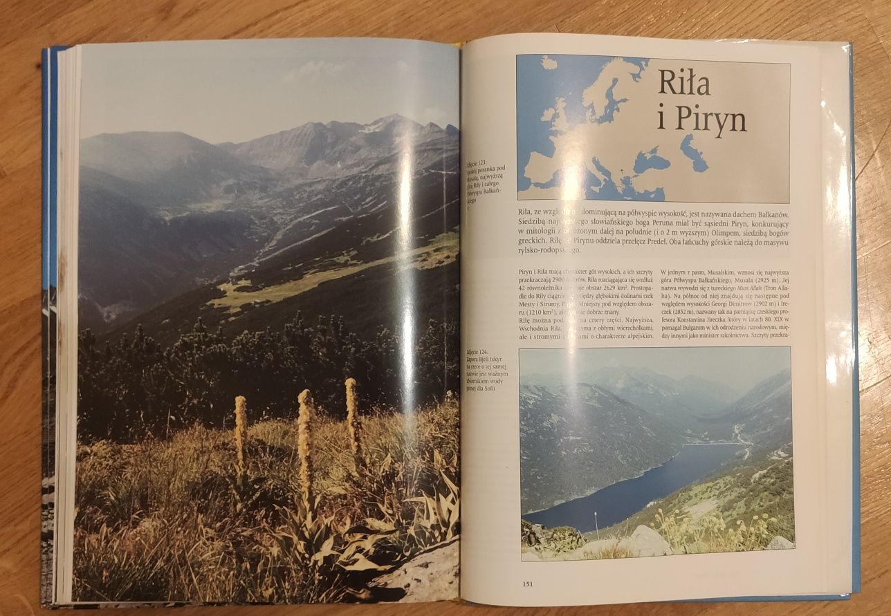 Góry Europy album mapy szlaki turystyczne przewodnik wspinaczka