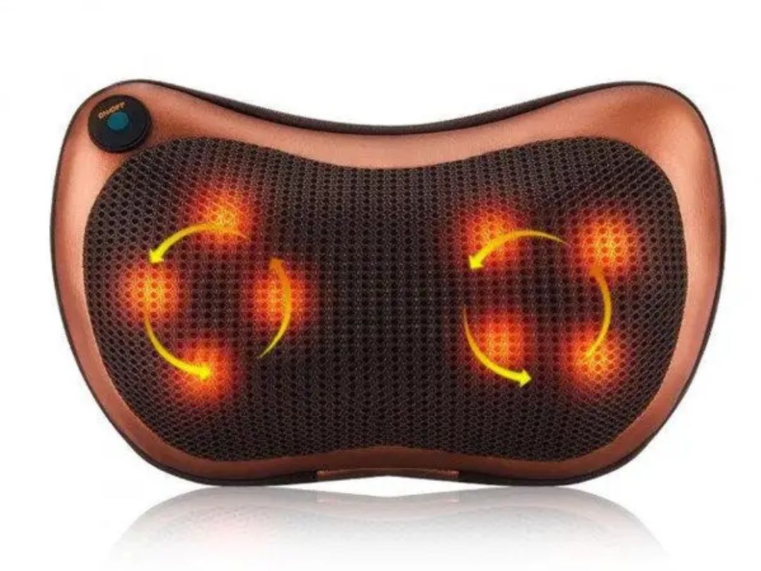 Массажная Подушка Massage Pillow UKC QY-8028 Инфракрасный роликовий