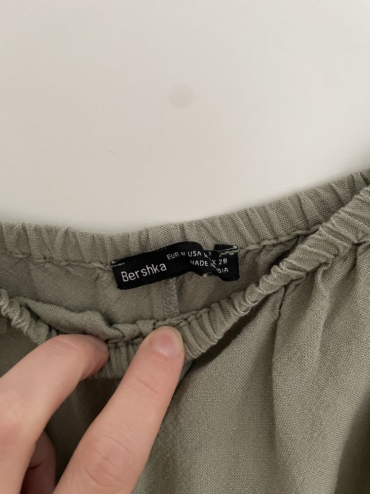 Nowa Sukienka damska hiszpanka khaki mini krótka kowbojska