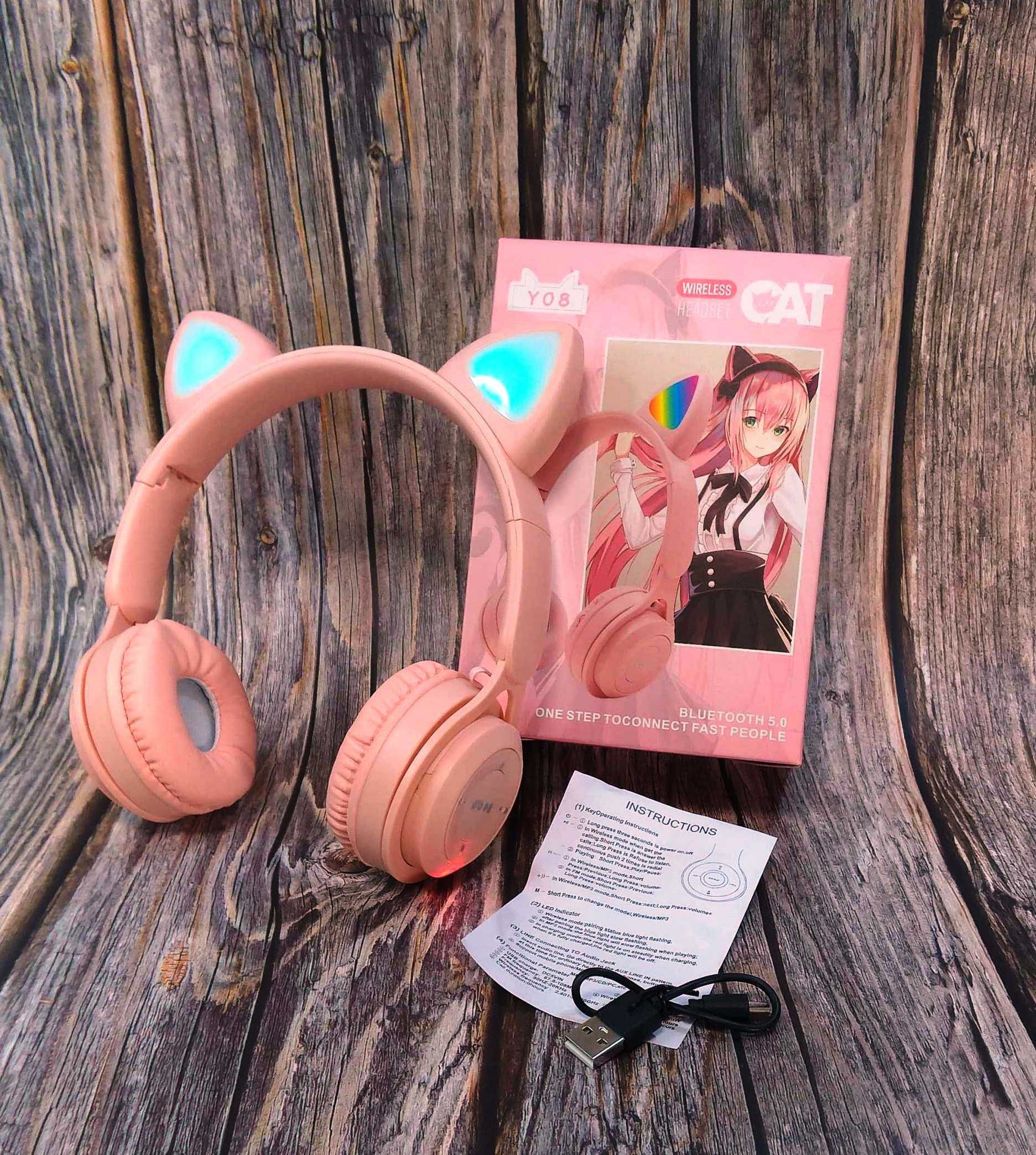 Bluetooth навушники Cat Ear DR-08 наушники дитячі складні