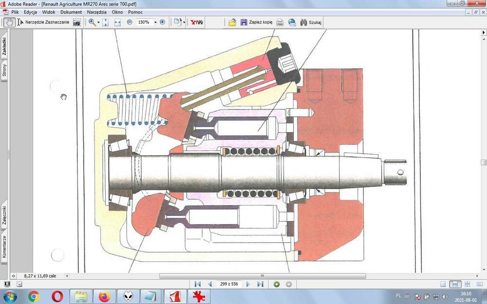 instrukcja napraw Renault Ares 710, 720, 725, 735.
