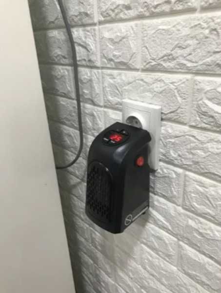 Портативний обігрівач handy heater 400 вт дуйчик