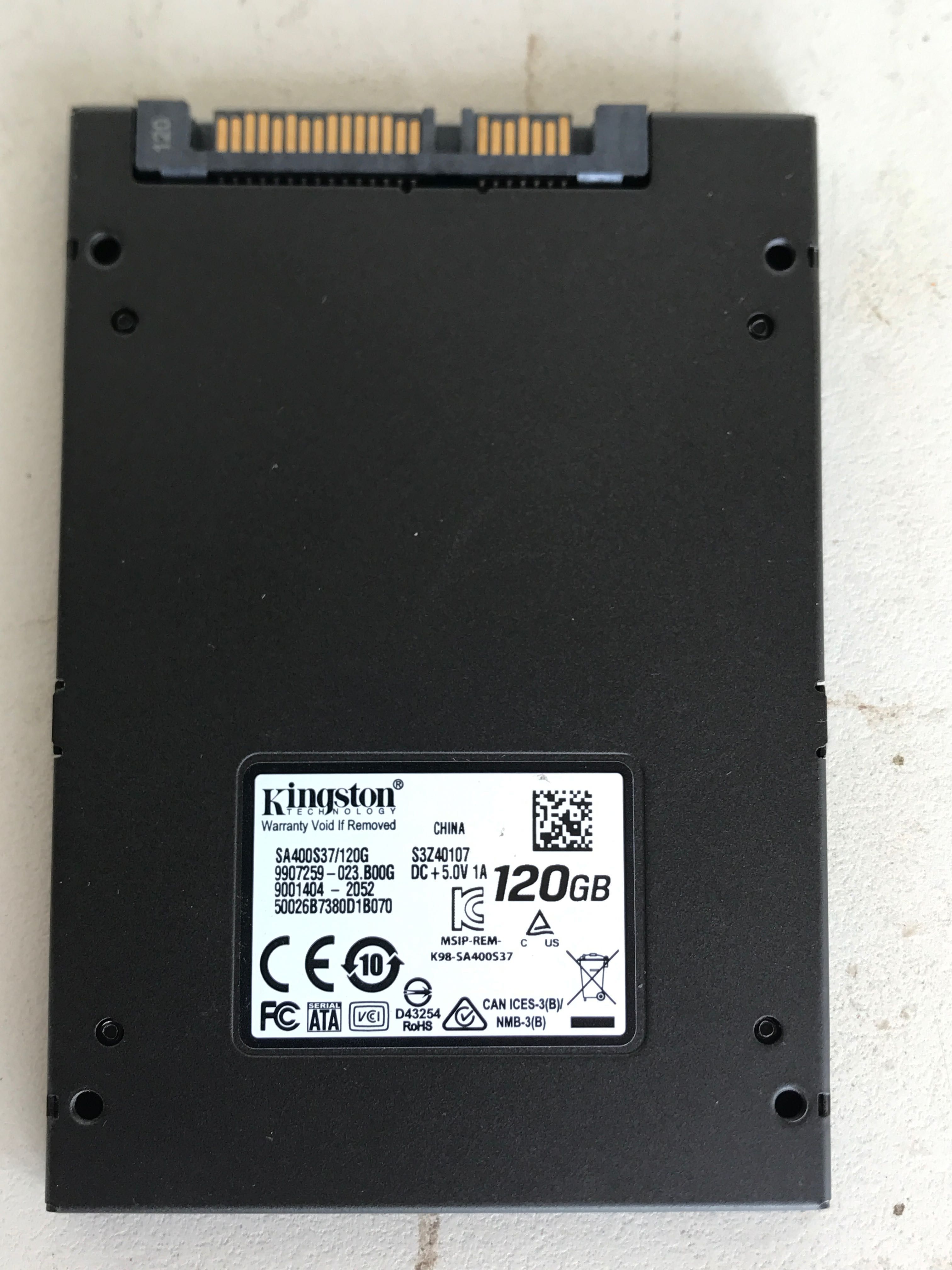 Kingston  SSD 120GB A400 2.5 Sata
