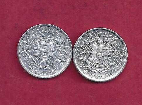 COLEÇÃO  Completa  20 Centavos  de Prata 1913 e 1916