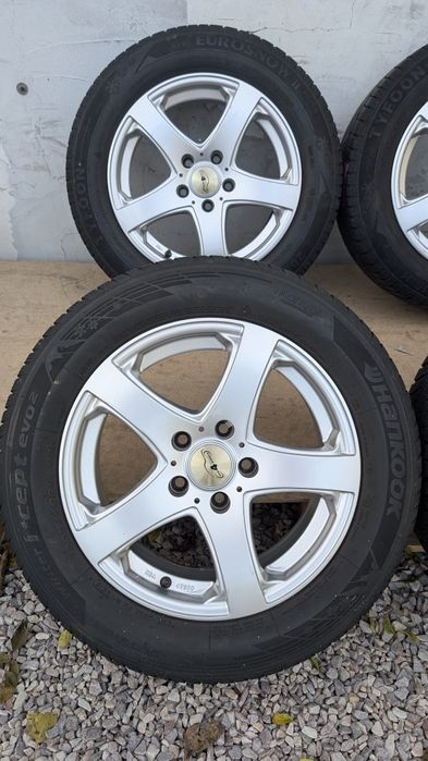 4x Koła zimowe 5x112 R16 ET42 otwór 60/57.1 Opony zima 205/60 rok 2019