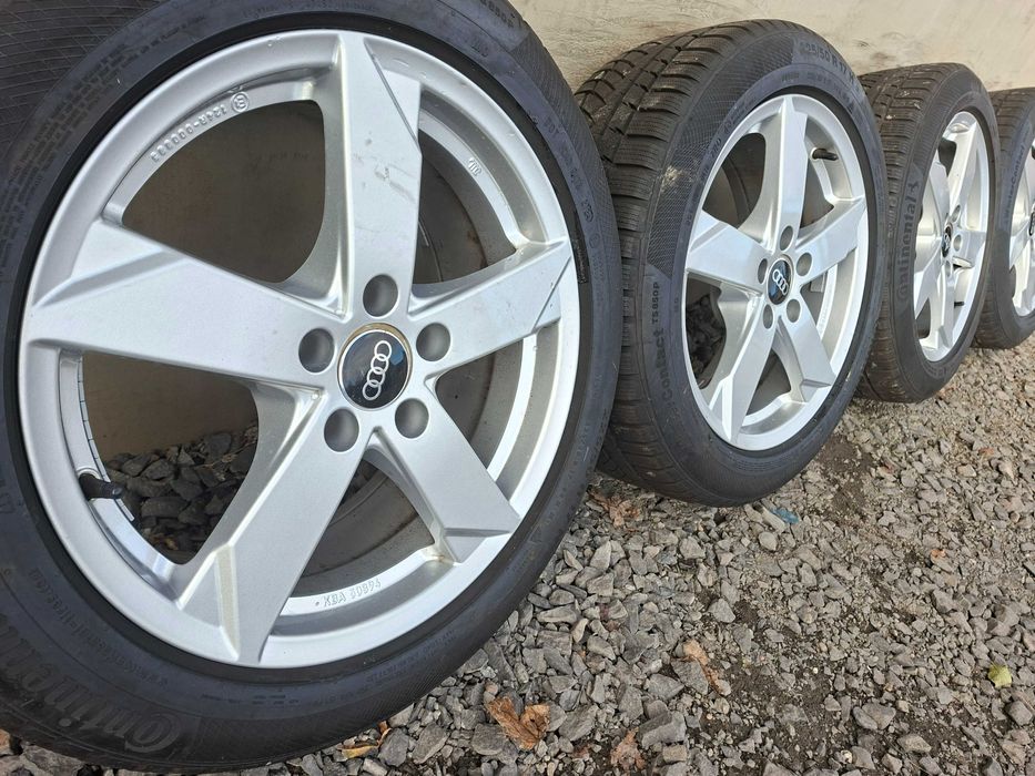 [K105] KOŁA ZIMOWE,ALUFELGI 17'' 5x112 AUDI A4 B8,B9,A6 C6+225/50.