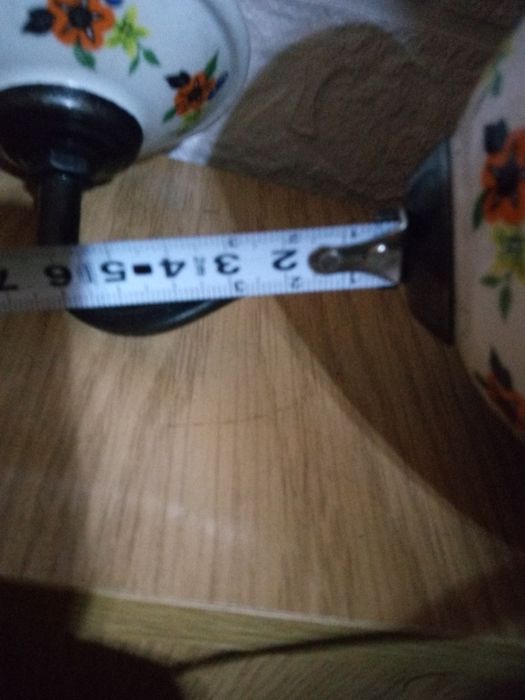 Kolekcjonerski,stary,sprawny kinkiet ceramiczny gilza