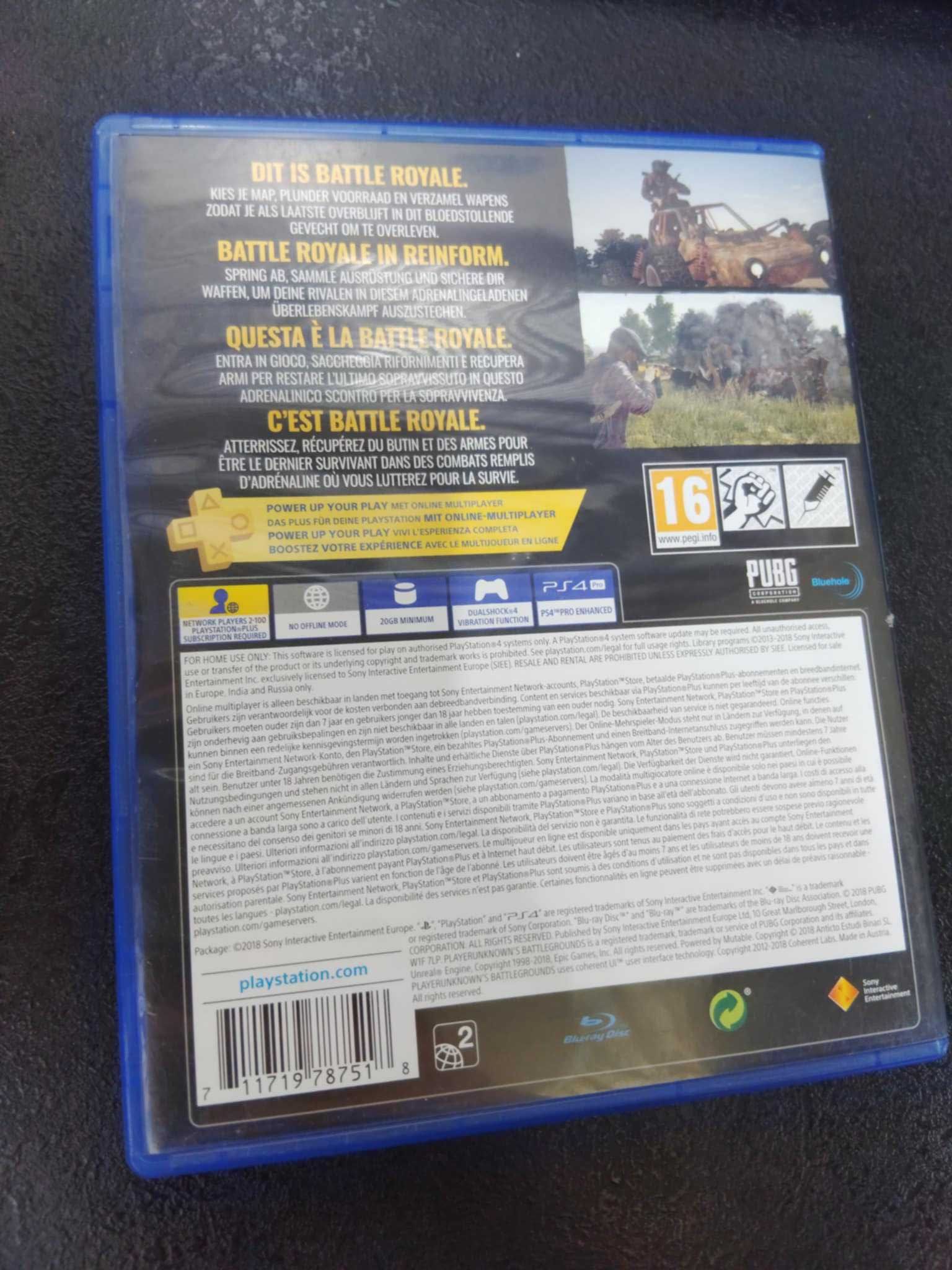 PlayerUnknown's Battlegrounds PS4