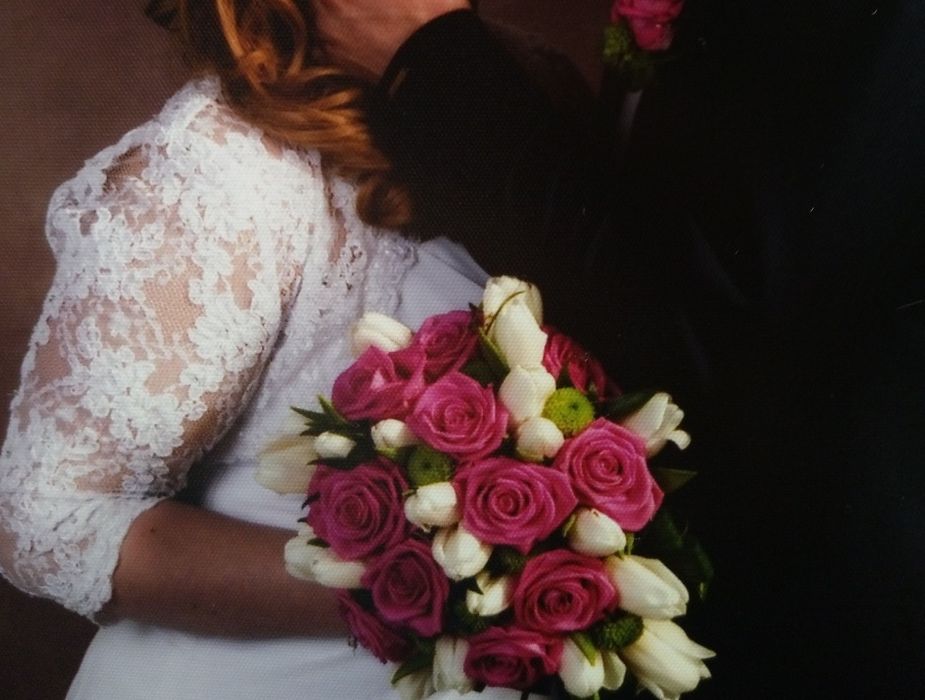 Bolerko ślubne narzutka ślubna koronka