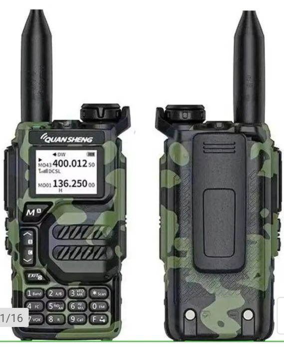 Radiotelefon Quansheung UV-K5 VHF UHF 5W Skaner