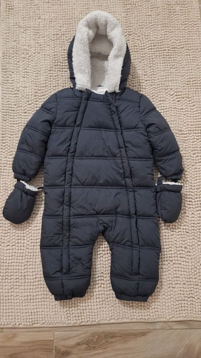 Granatowy kombinezon zimowy F&F r 80 / 86