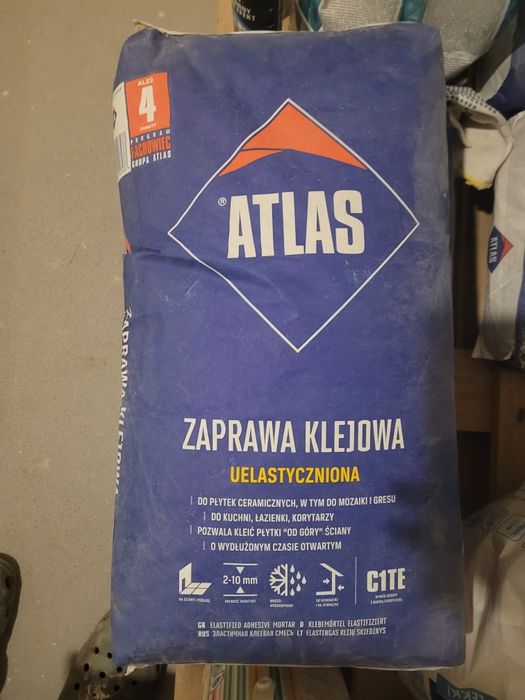 Atlas zaprawa klejowa uelastyczniona 6 worków