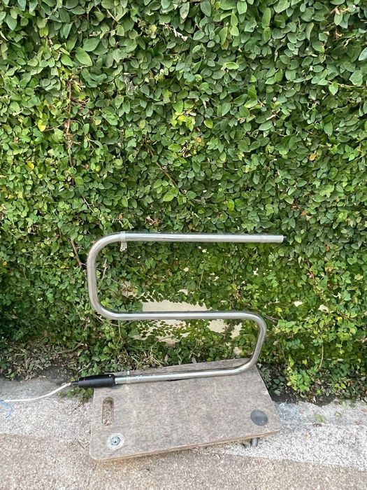 secador toalhas prateado -oportunidade