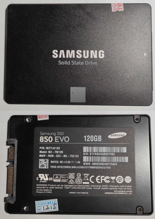 ssd Samsung Evo 120G sata3