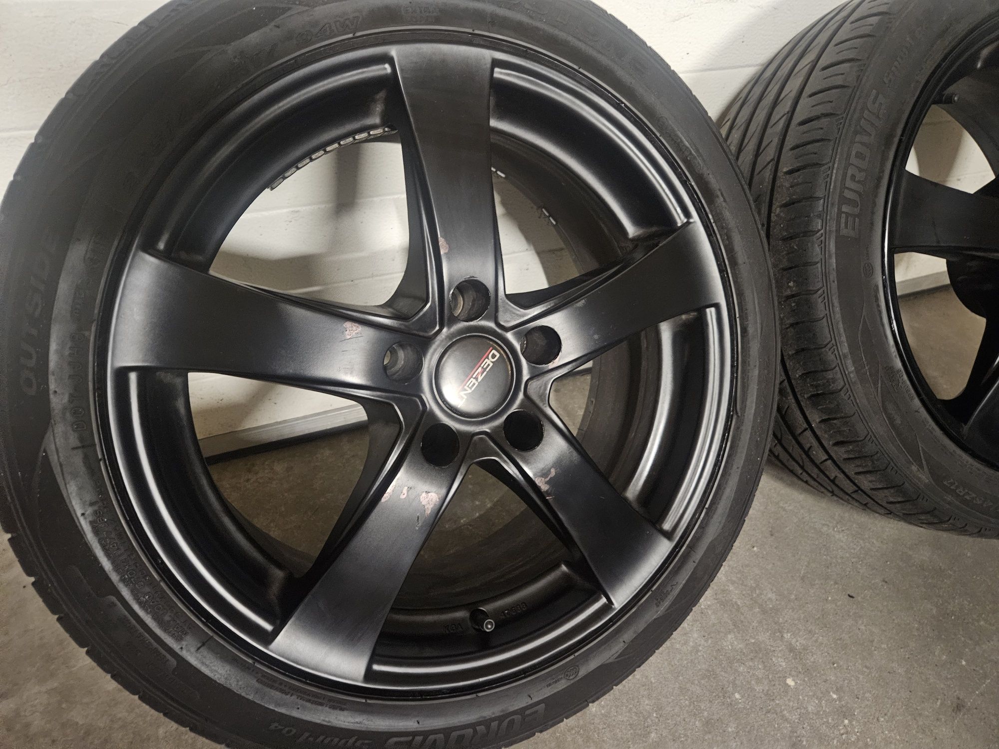 Felgi Dezent 5x112 7,5J R17 Et35 AUDI Vw Skoda Seat Mercedes BMW