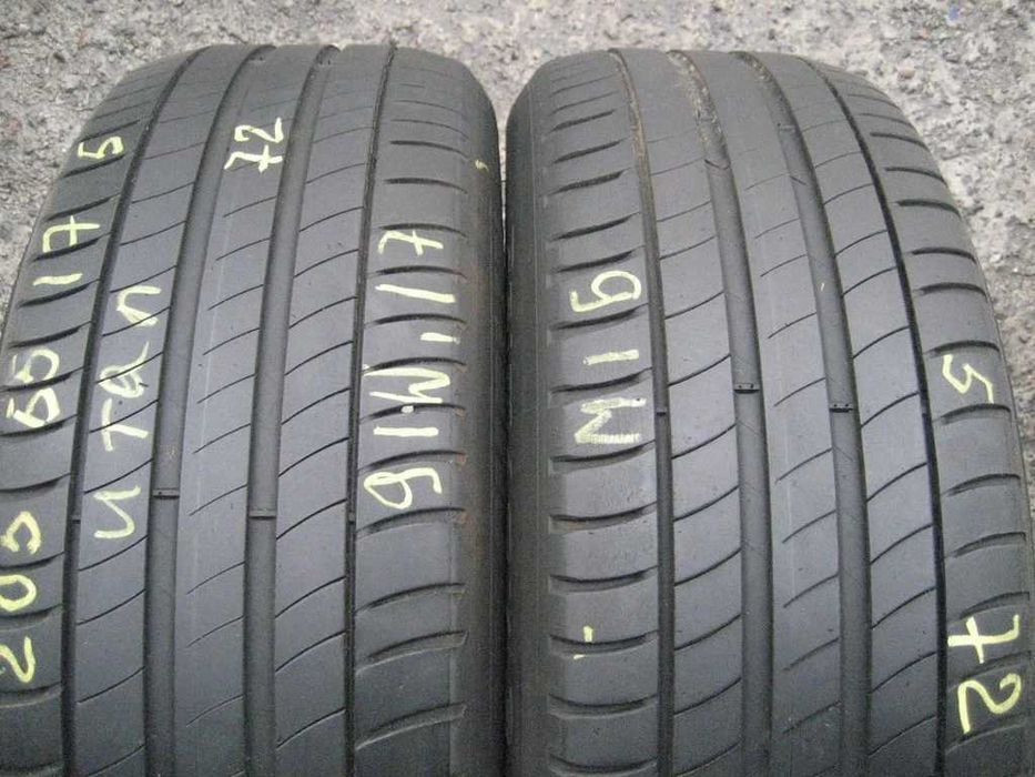Michelin Primacy 3 205/55R17 91W шини бу літо 2 штуки