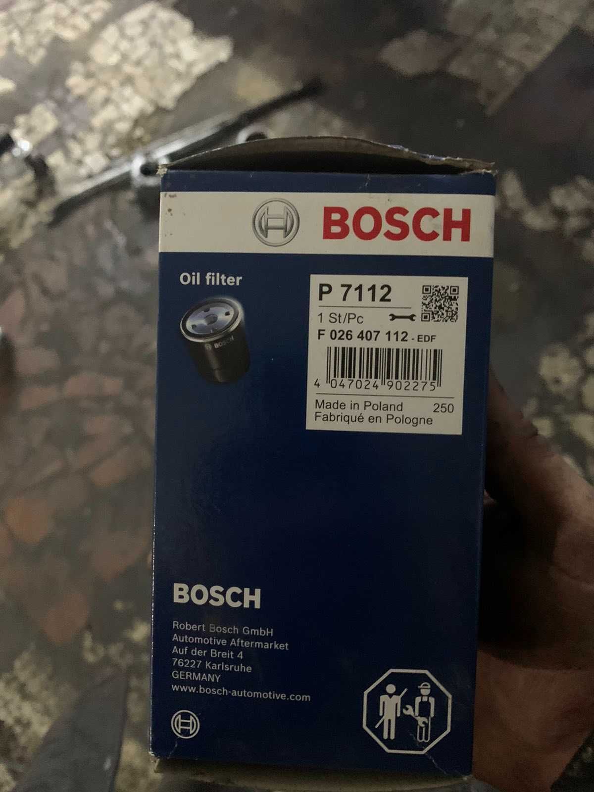 Фильтр масляный масла Bosch Mercedes A B C E Class Sprinter Vito