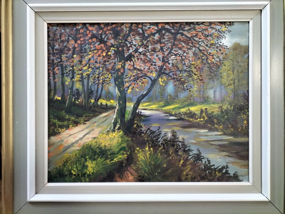 Obraz olejny .Sygnowany.