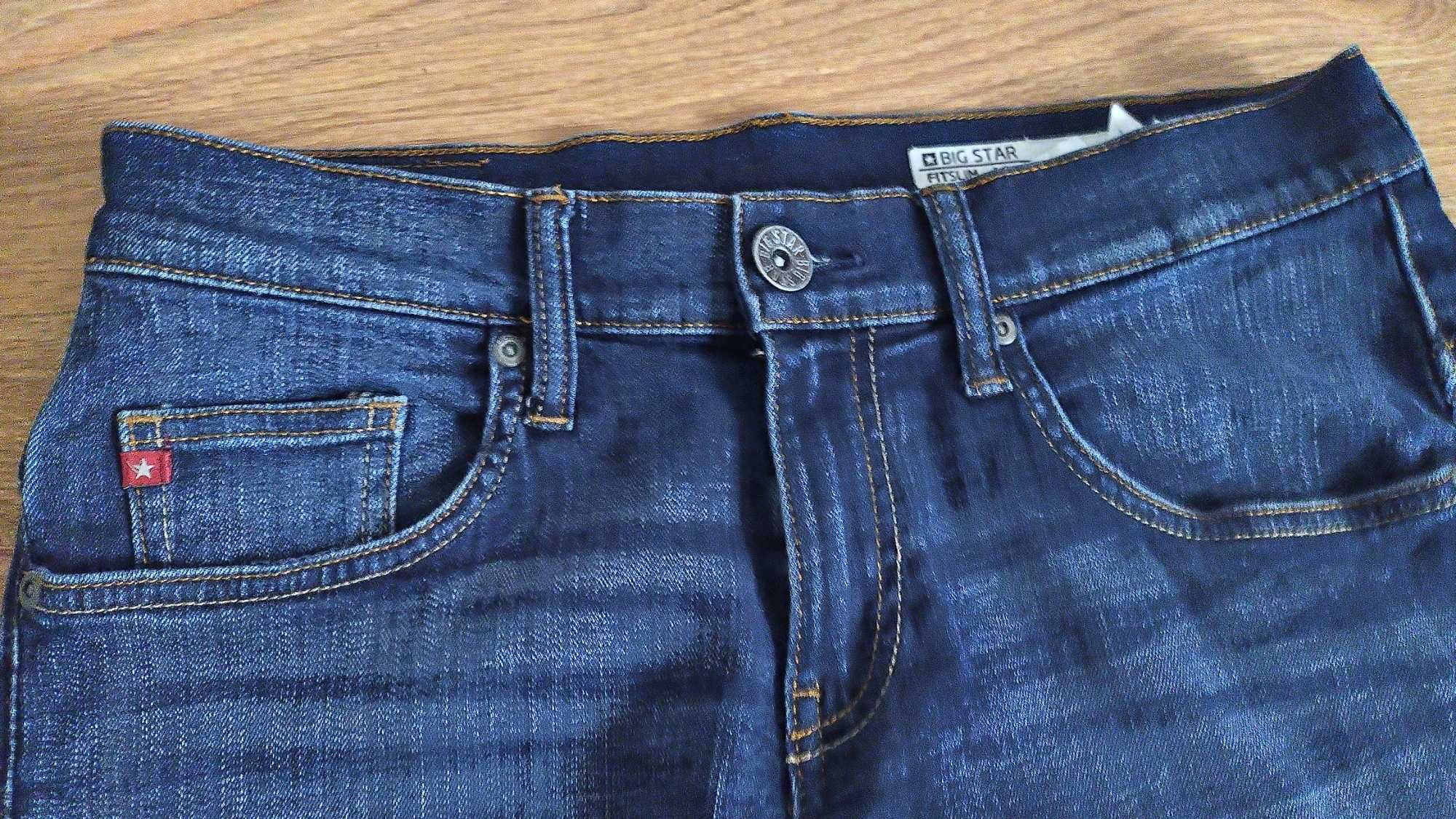 Big Star spodnie jeansowe męskie FitSlim LegTapered 29/32