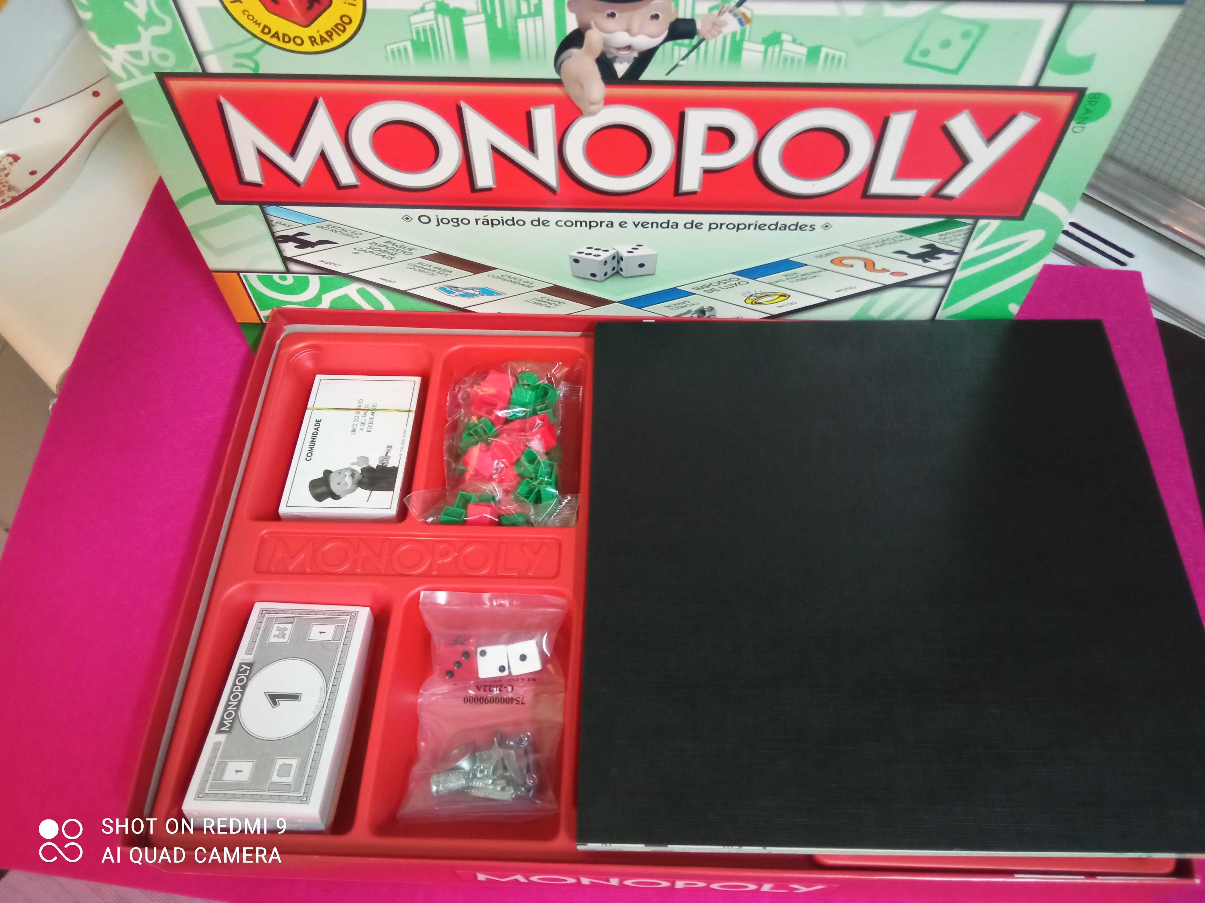 "MONOPOLY - Venda e Compra Propriedades_Dado Rápido" - como NOVO