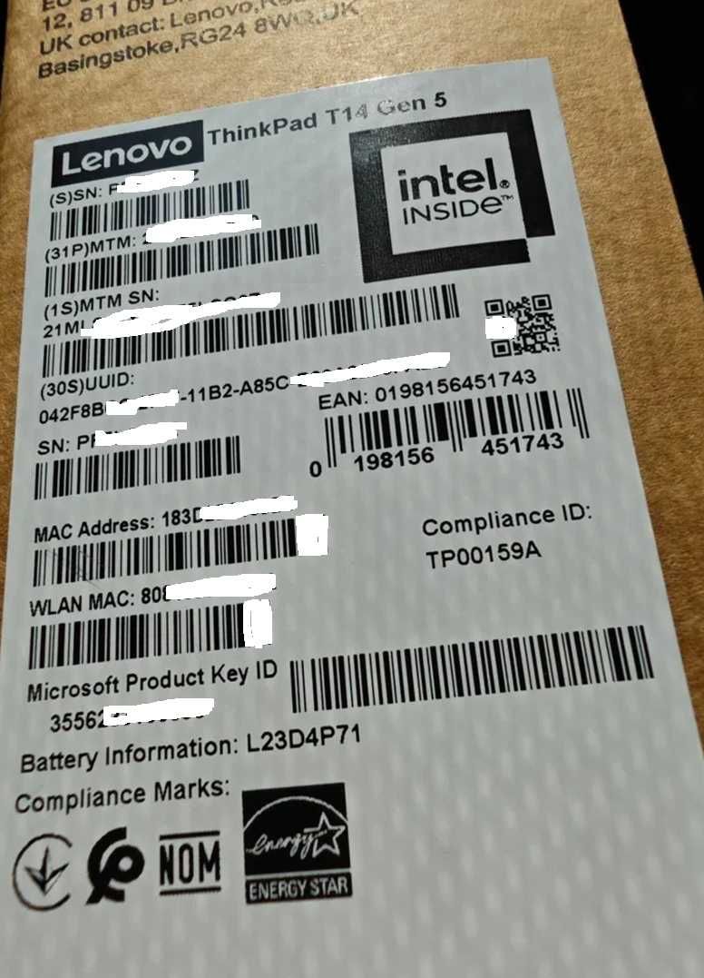 Lenovo Thinkpad T14 Gen5