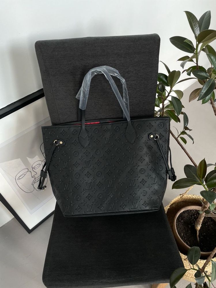 Сумка-Шопер в стилі Louis Vuitton Neverfull Black