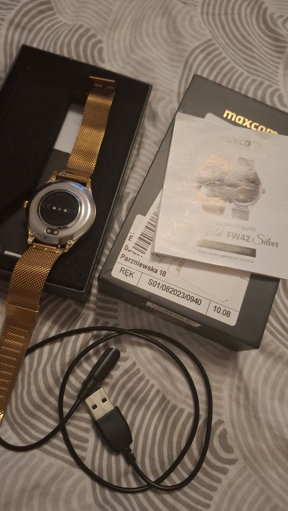 2x Maxcom 42 zlota opaska