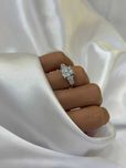 Pierścionek z diamentami naturalnymi 0.80 Ct